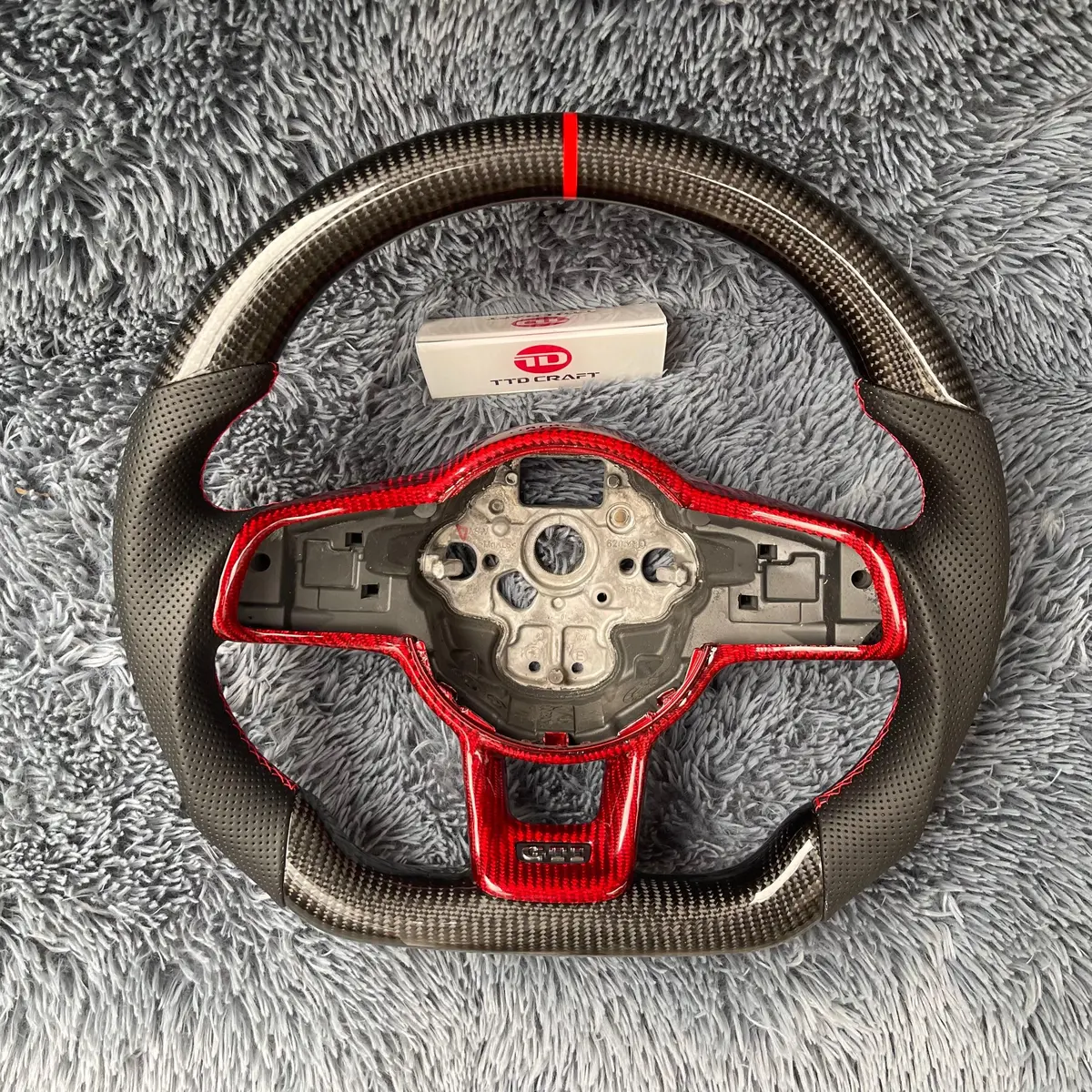 Ttd Craft Vw Mk7 /Mk7.5  Gti R 2019-2020 Jetta Carbon Fiber Steering Wheel 1