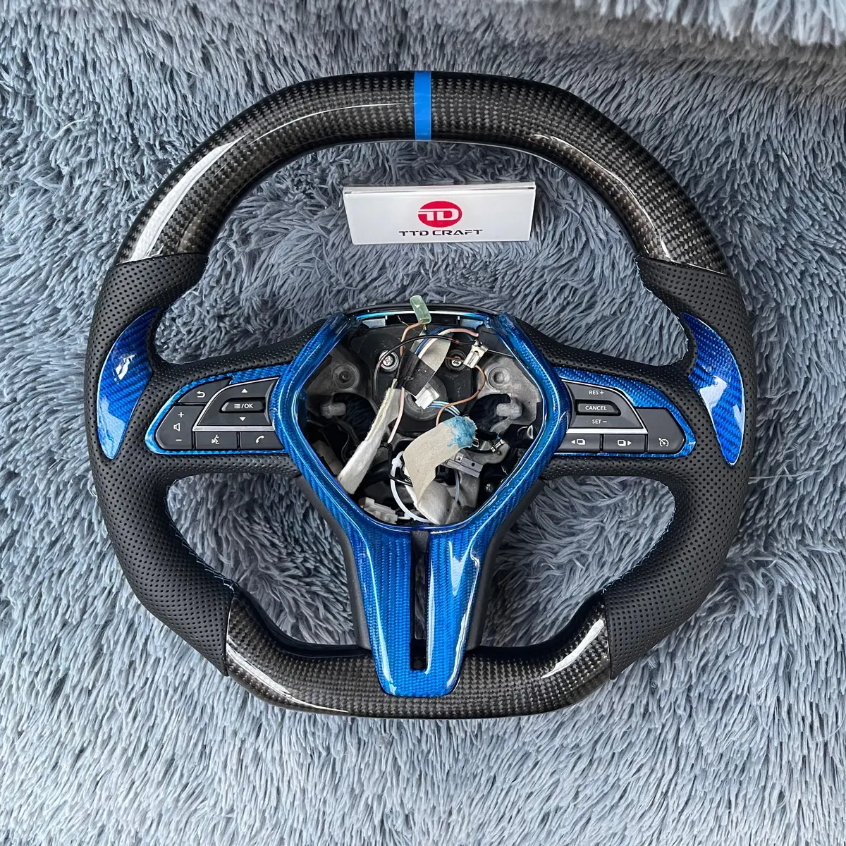 Ttd Craft Infiniti 2022-2025 Qx55 Carbon Fiber Steering Wheel 1