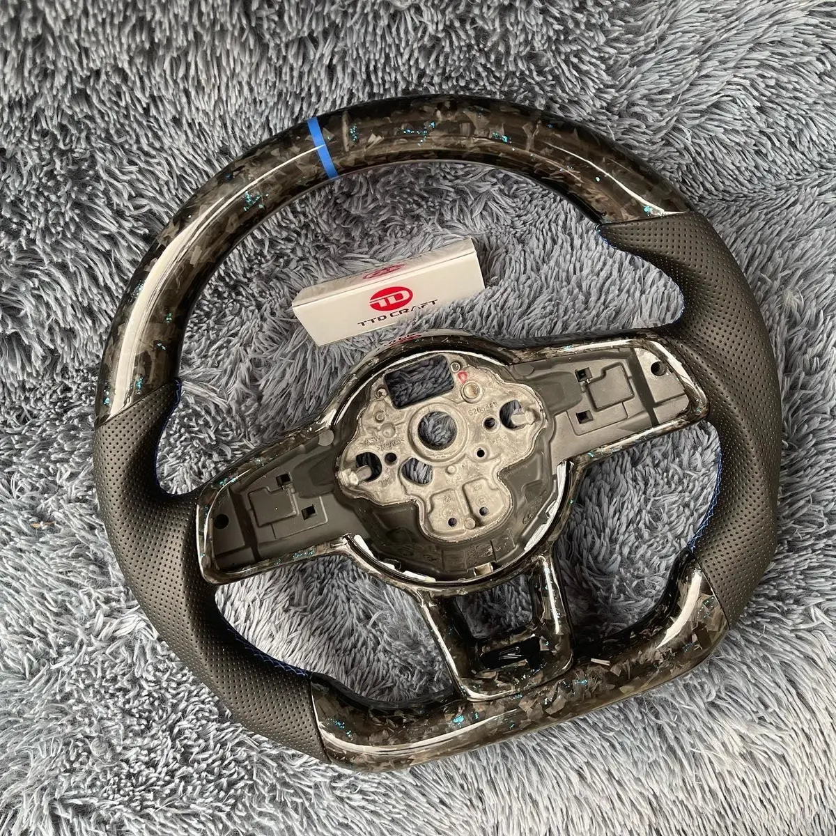 Ttd Craft Vw Mk7 /Mk7.5 Gti R 2019-2020 Jetta Forged Carbon Fiber Steering Wheel 2