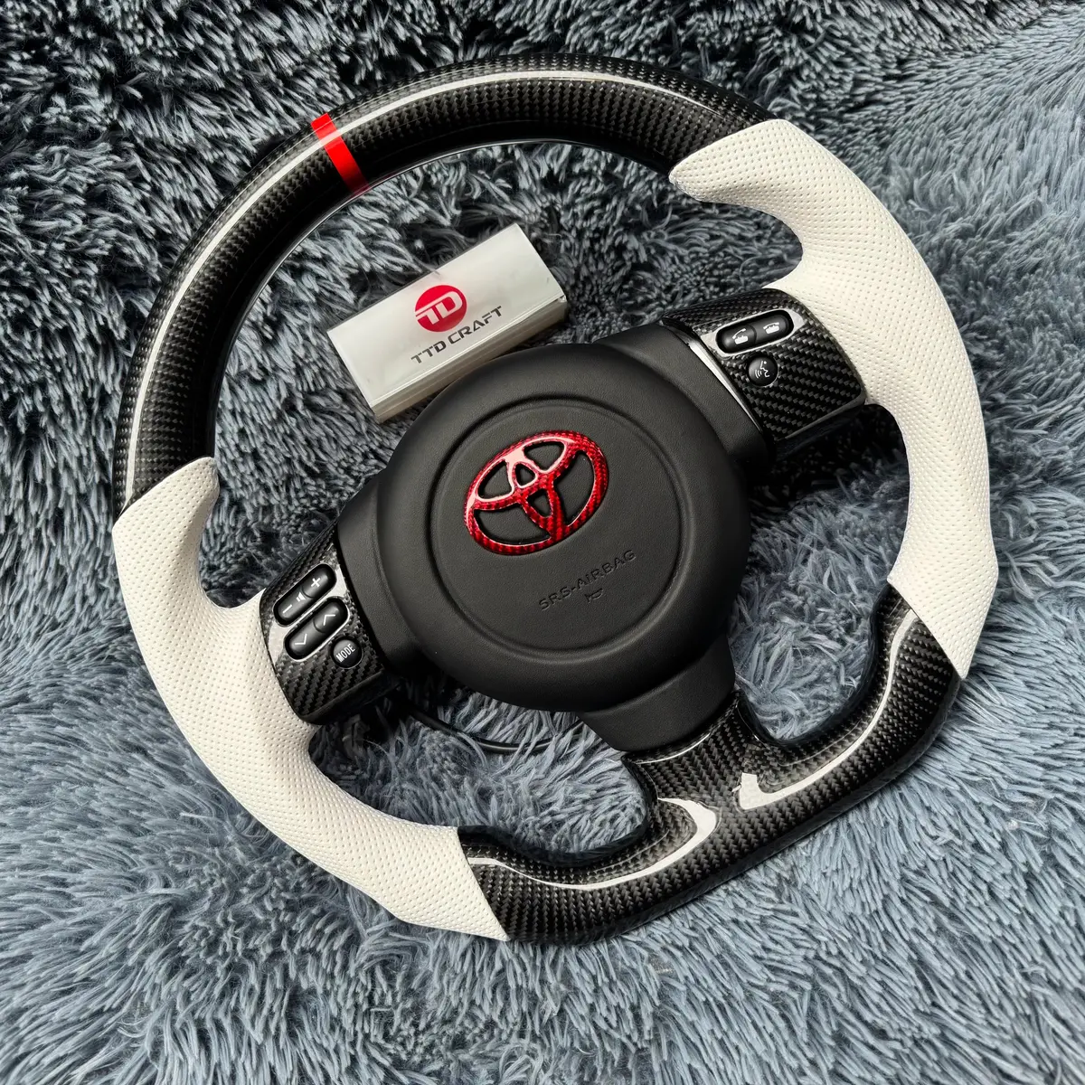 Real Carbon Fiber Steering Wheel For Toyota Fj Cruiser |Ttd Craft 2