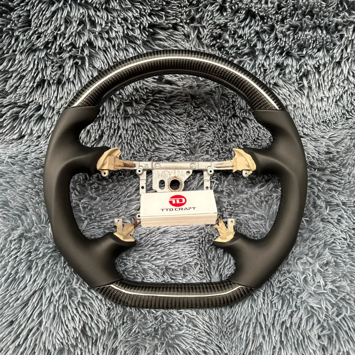 Ttd Craft Ford 1994-2004 Mustang Carbon Fiber Steering Wheel 1