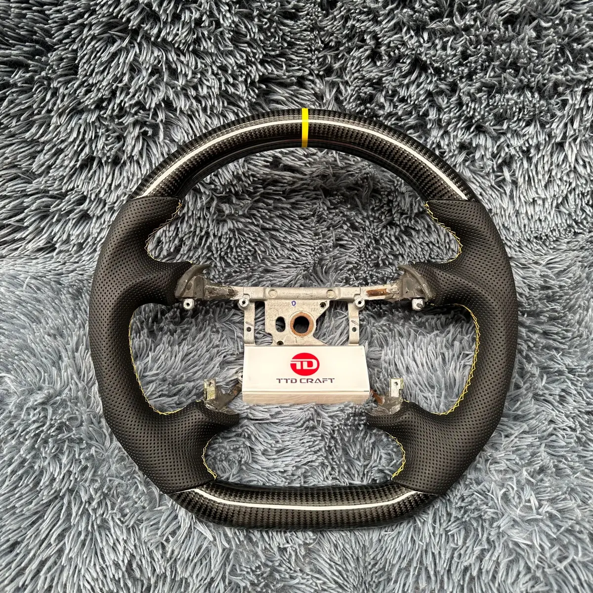 Ttd Craft Ford 1994-2004 Mustang Carbon Fiber Steering Wheel 1