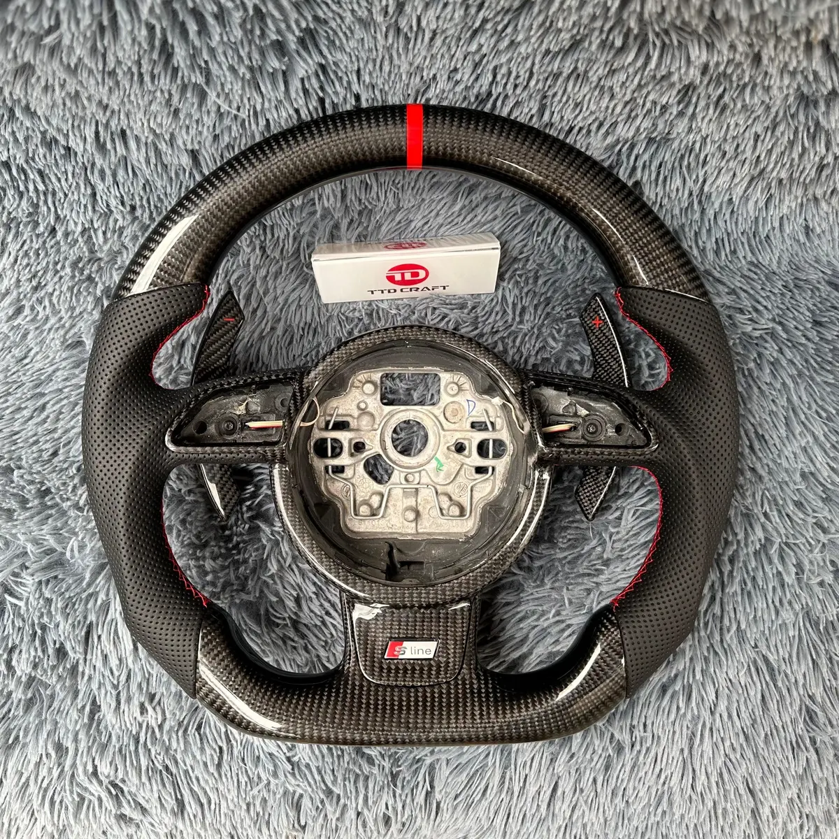 Ttd Craft Audi A3 A4 A5 A6 A7 A8 S3 S4 S5 S6 S7 S8 Rs3 Rs4 Rs5 Rs6 Sq5 Carbon Fiber Steering Wheel 1