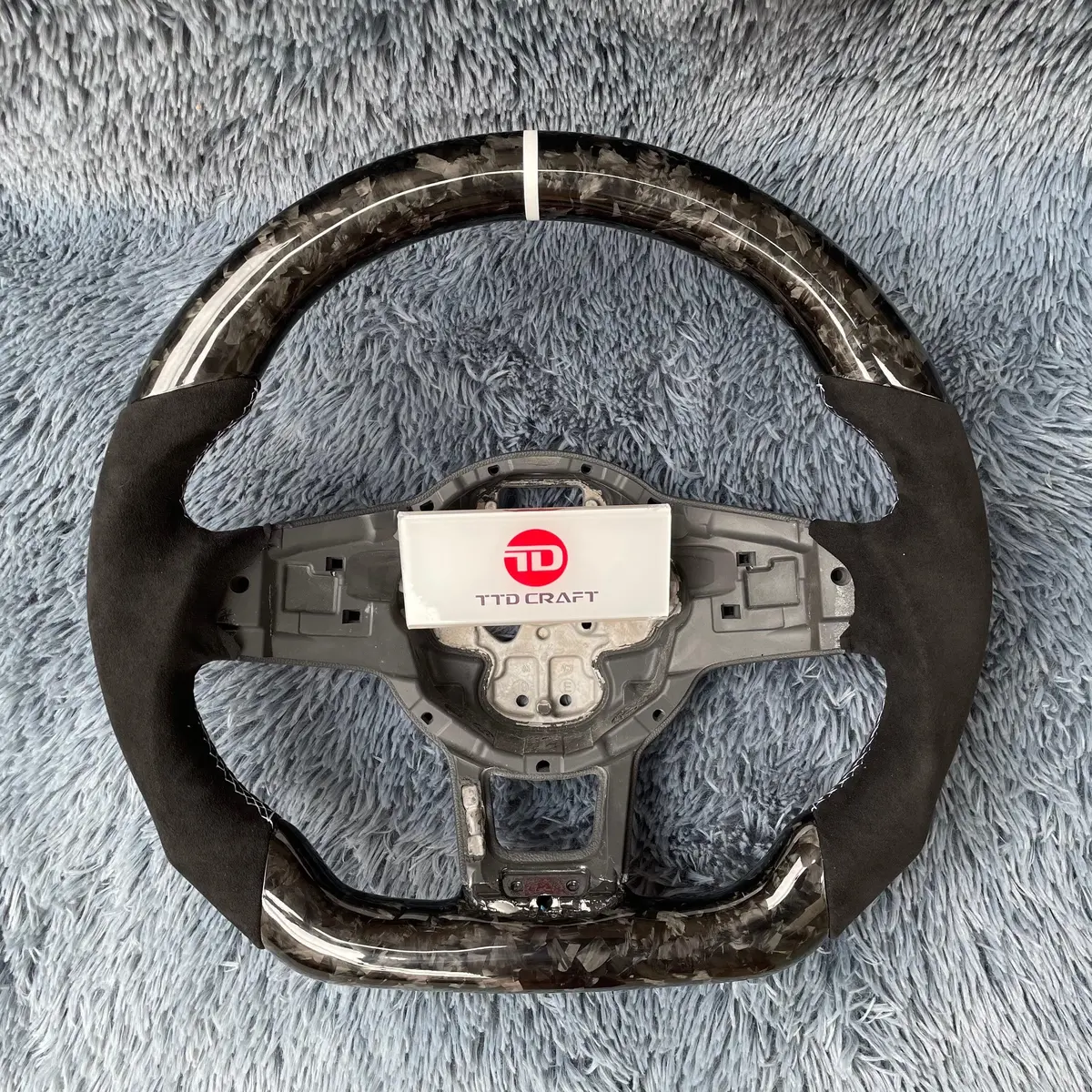 Ttd Craft Vw Mk7 /Mk7.5 Gti R 2019-2020 Jetta Forged Carbon Fiber Steering Wheel 1
