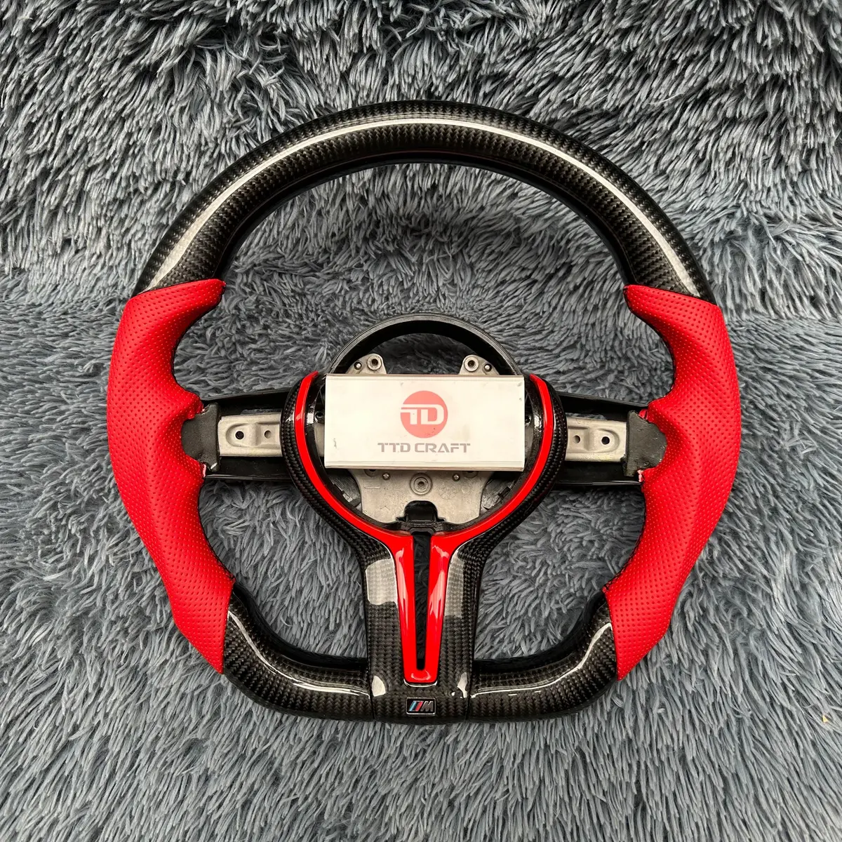 Ttd Craft Bmw M5 M6 F10 F06 F12 F01 F02 F03 F04 Carbon Fiber Steering Wheel 1
