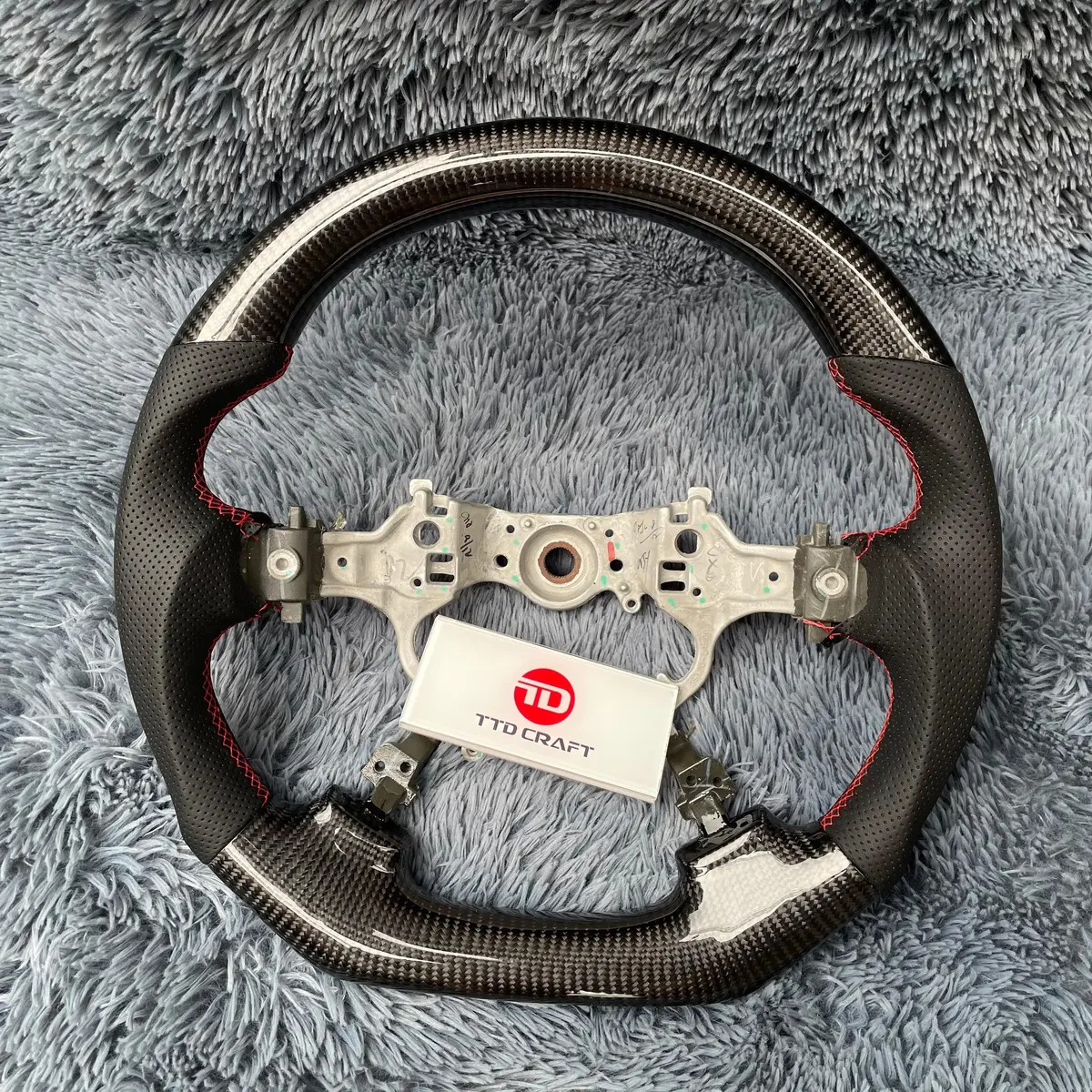 Ttd Craft 7Th Gen Camry 2014 -2017 4 Spoke Carbon Steering Wheel 1