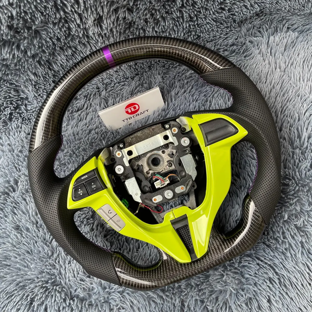 8Th Gen Honda 2008-2012 Accord Coupe Carbon Fiber Steering Wheel |Ttd Craft 2
