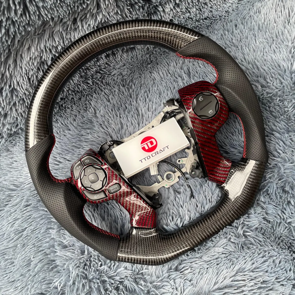 Ttd Craft Toyota 7Th Gen Camry 2014 -2017 4 Spoke Carbon Steering Wheel 2