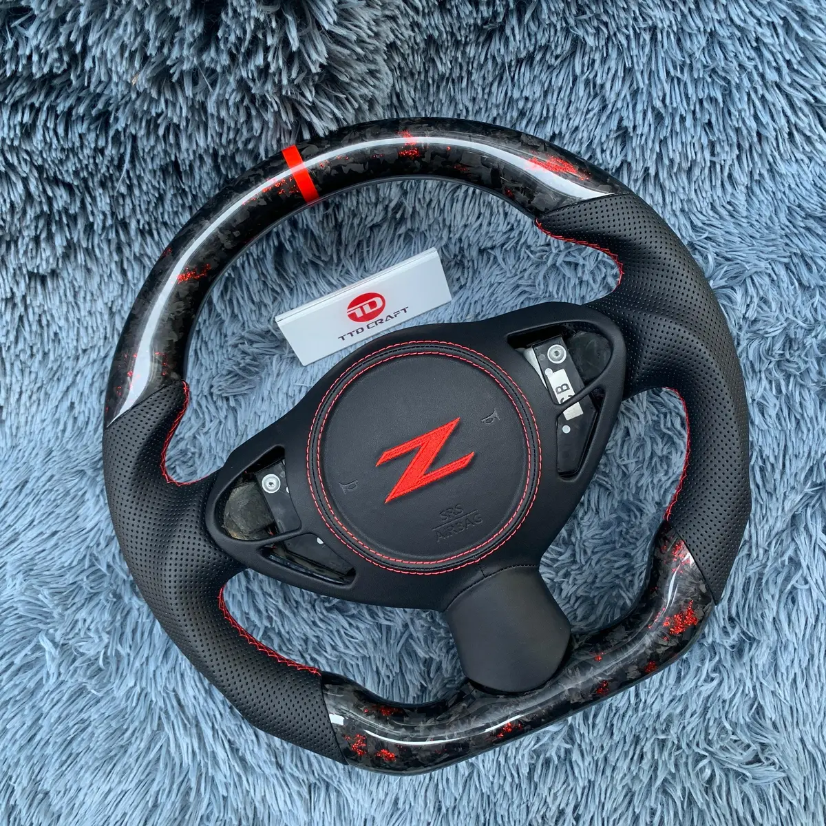 Ttd Craft Nissan 2009-2014 Maxima Carbon Fiber Steering Wheel 2