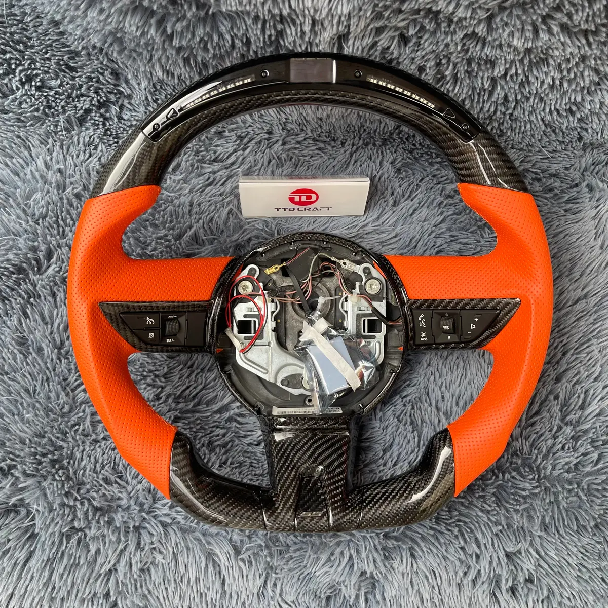 Ttd Craft Chevrolet 2010-2011 Camaro Carbon Fiber Steering Wheel 1