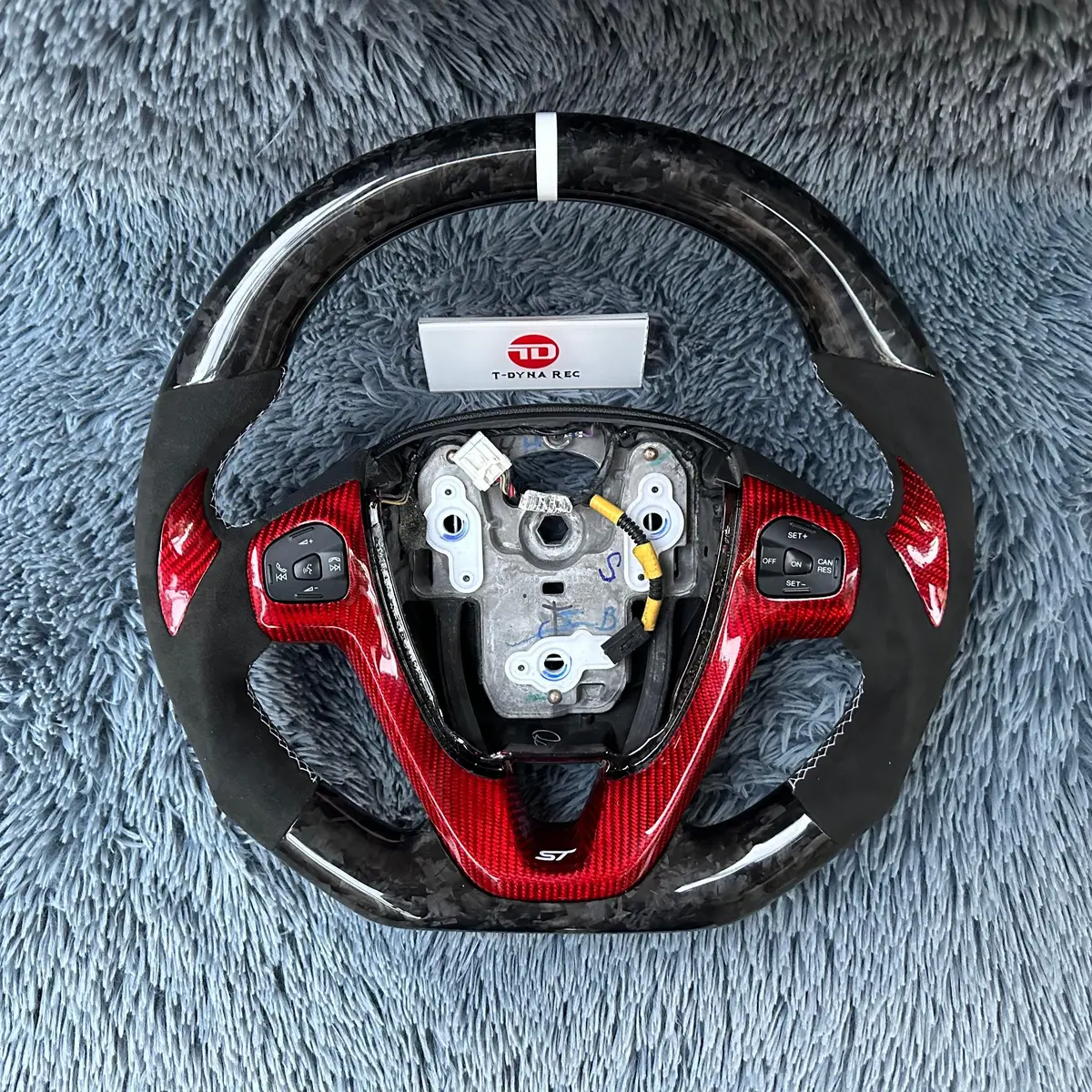 Ttd Craft Ford  Usa Version 2014-2019 Fiesta Carbon Fiber Steering Wheel 1