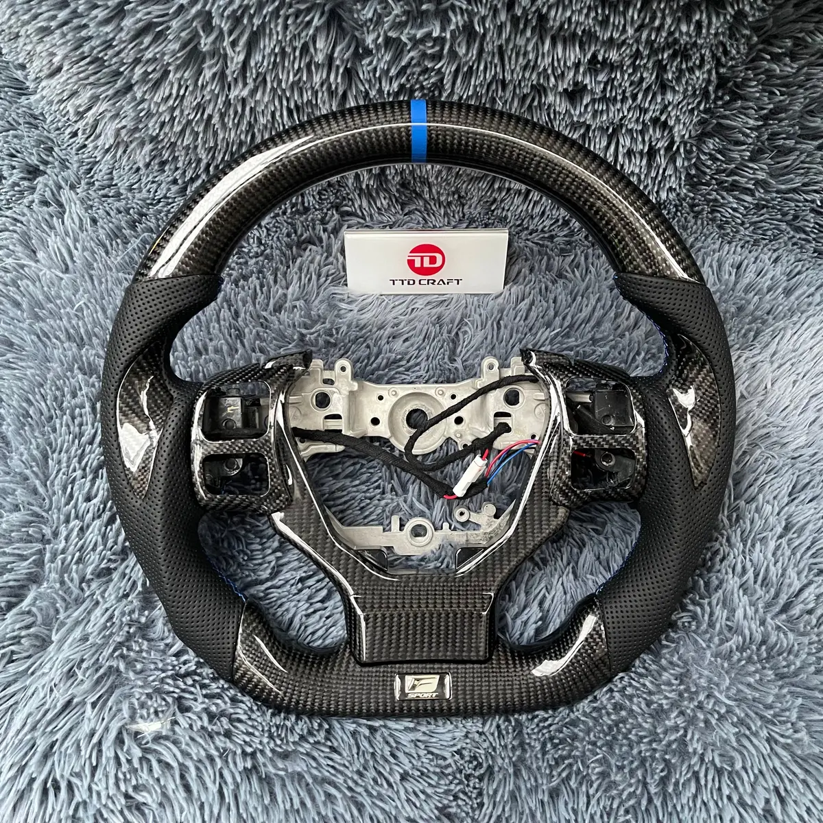 Ttd Craft Lexus 2014-2025 Is 250 350 300 Ct200h Nx 200T Rc Rcf Sport Carbon Fiber Steering Wheel 1