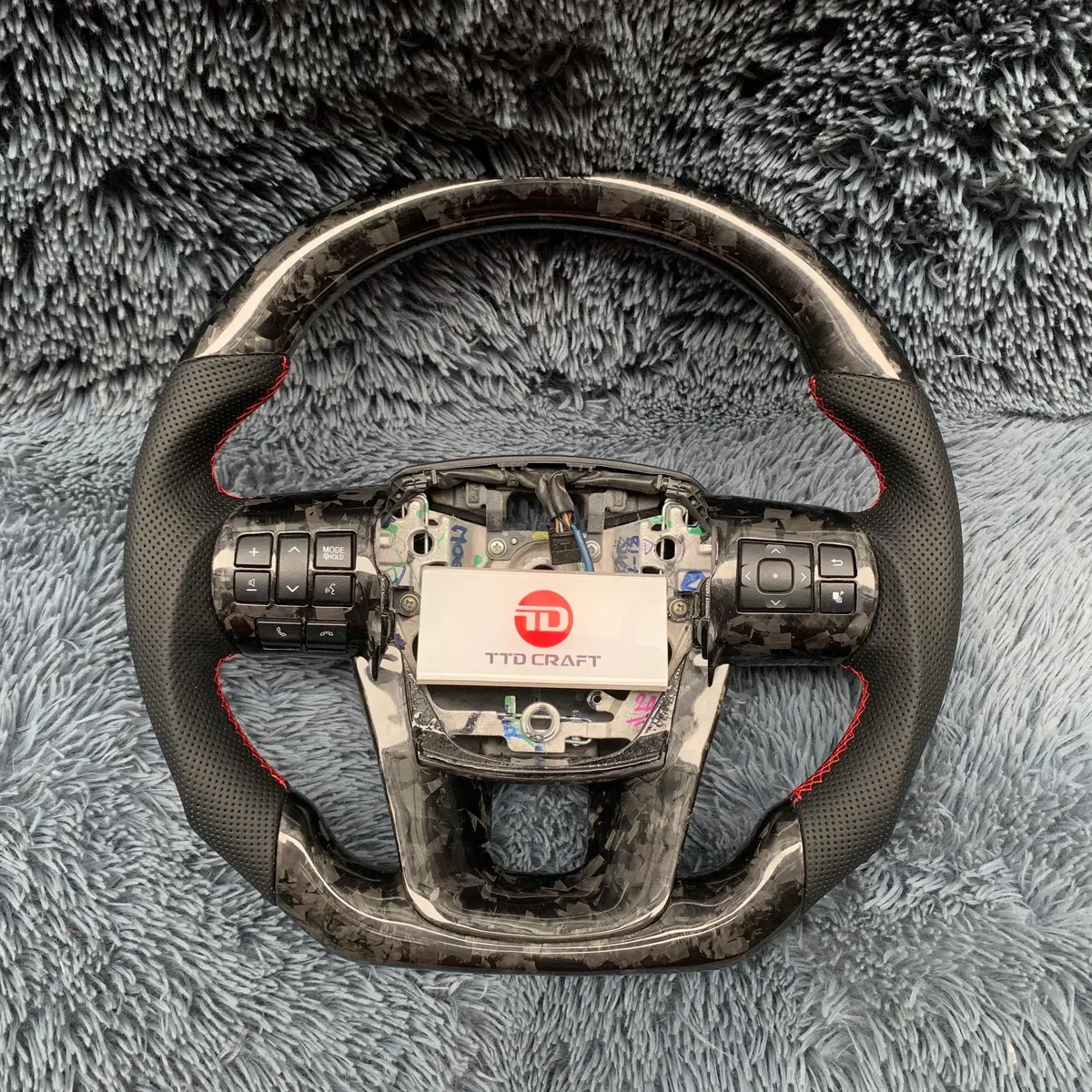 Ttd Craft Toyota 2014 -2026 Fortuner Carbon Fiber Steering Wheel 1