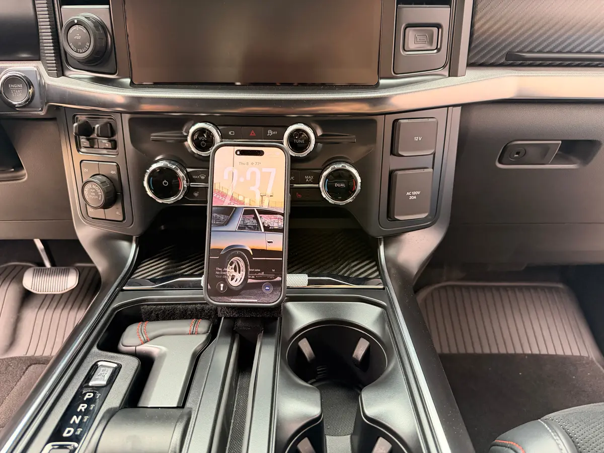 2021+ F150 Qi2 Mag Safe Wireless Charging Slim Mount 1