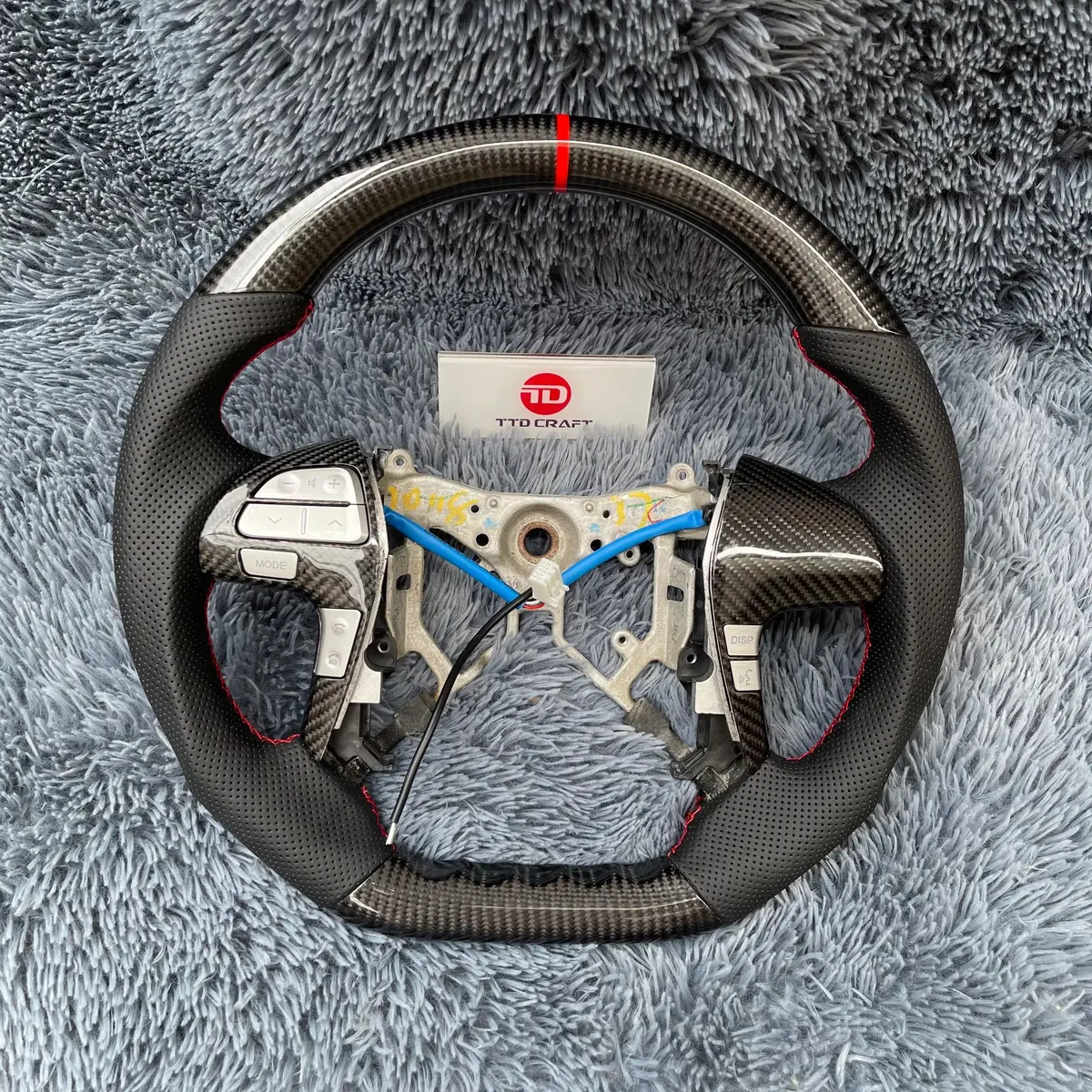 Ttd Craft Toyota 2006-2012 Camry /2012-2014 Vigo Carbon Fiber Steering Wheel 1