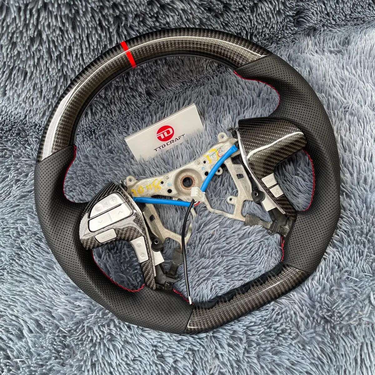 Ttd Craft Toyota 2006-2012 Camry /2012-2014 Vigo Carbon Fiber Steering Wheel 2
