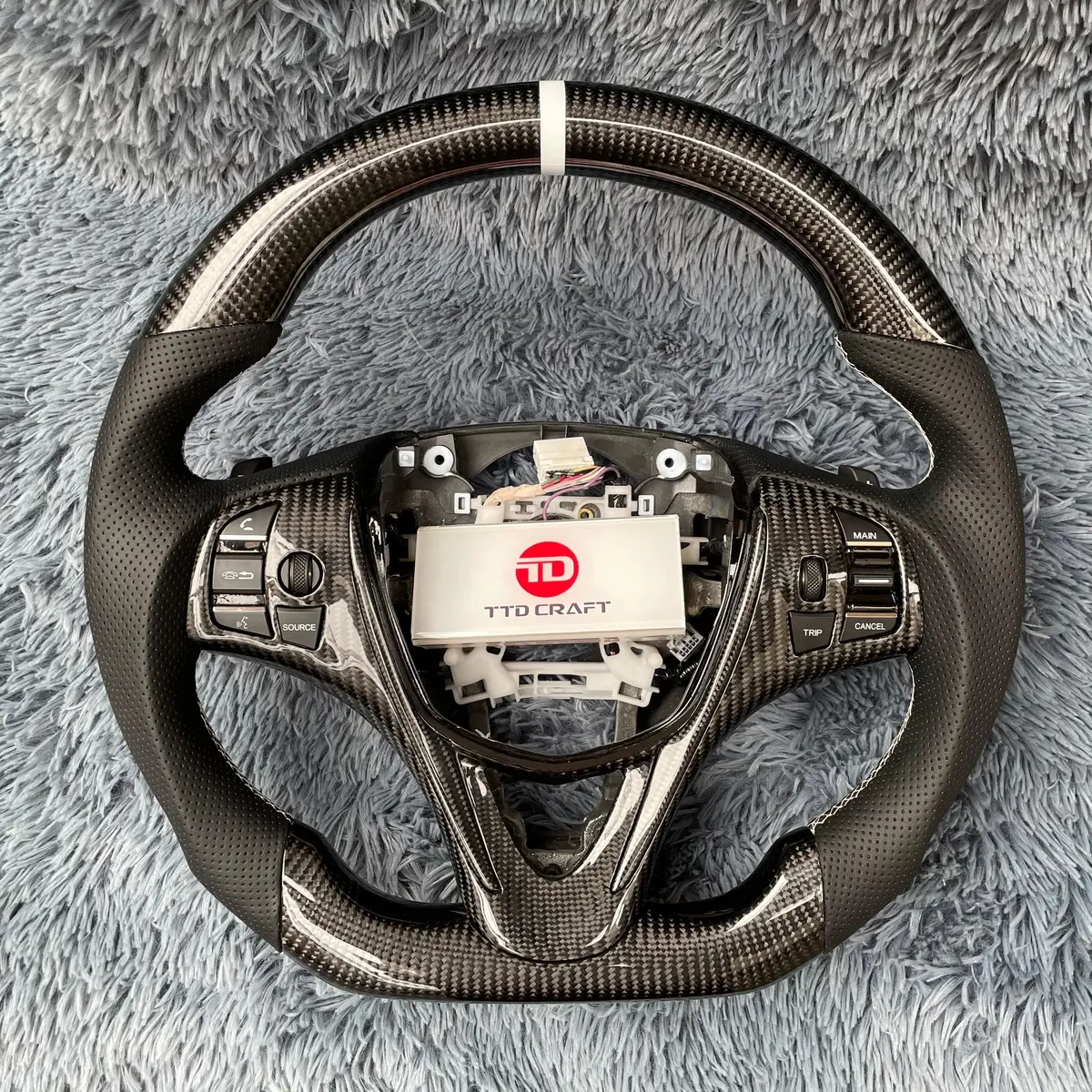 Acura Tlx/Mdx 2015-2020 Carbon Fiber Steering Wheel |Ttd Craft 3