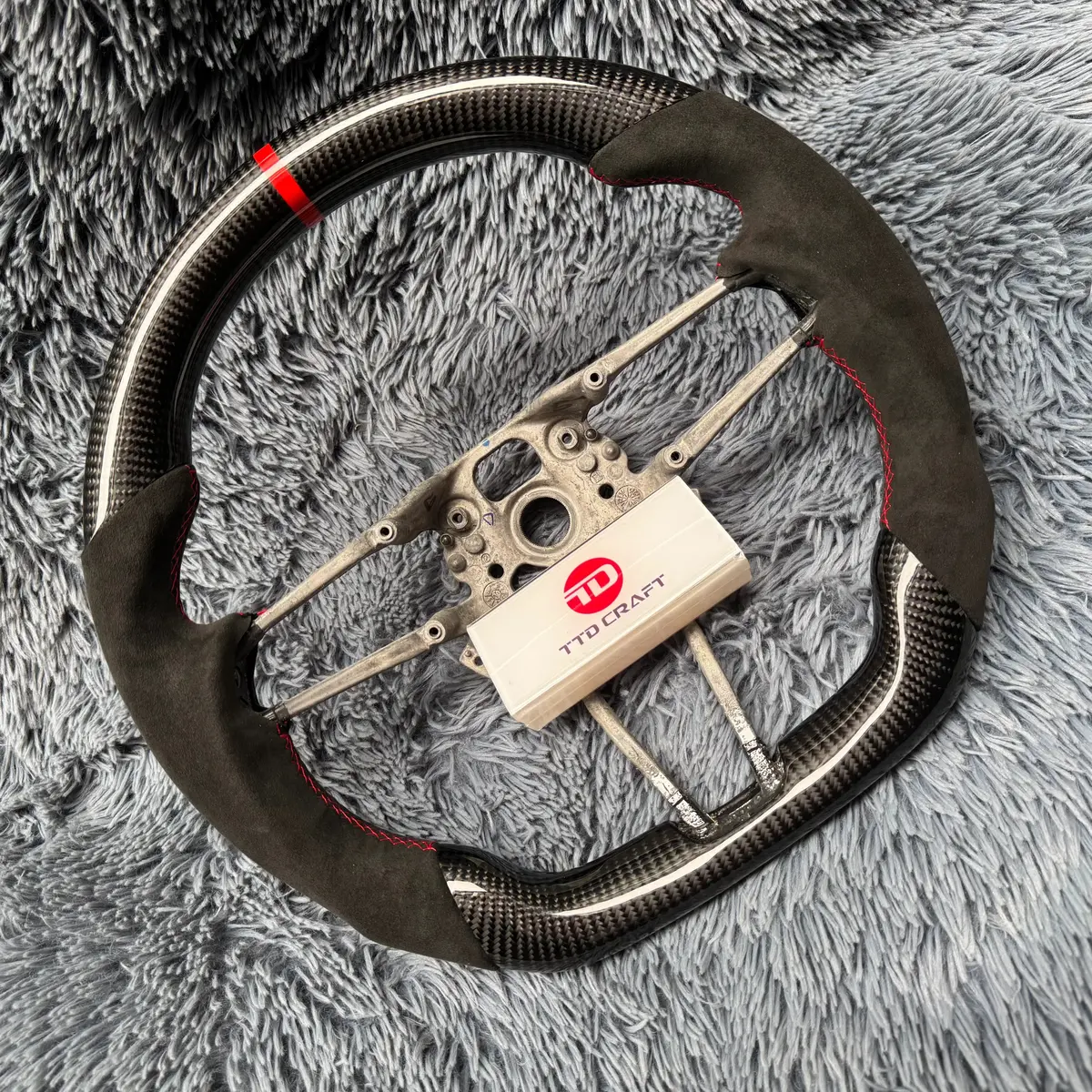 Ttd Craft Porsche 911 / Gt3 /991 / 718 Boxster / Cayman 982 / Cayenne / Panamera / Macan Carbon Fiber Steering Wheel 1