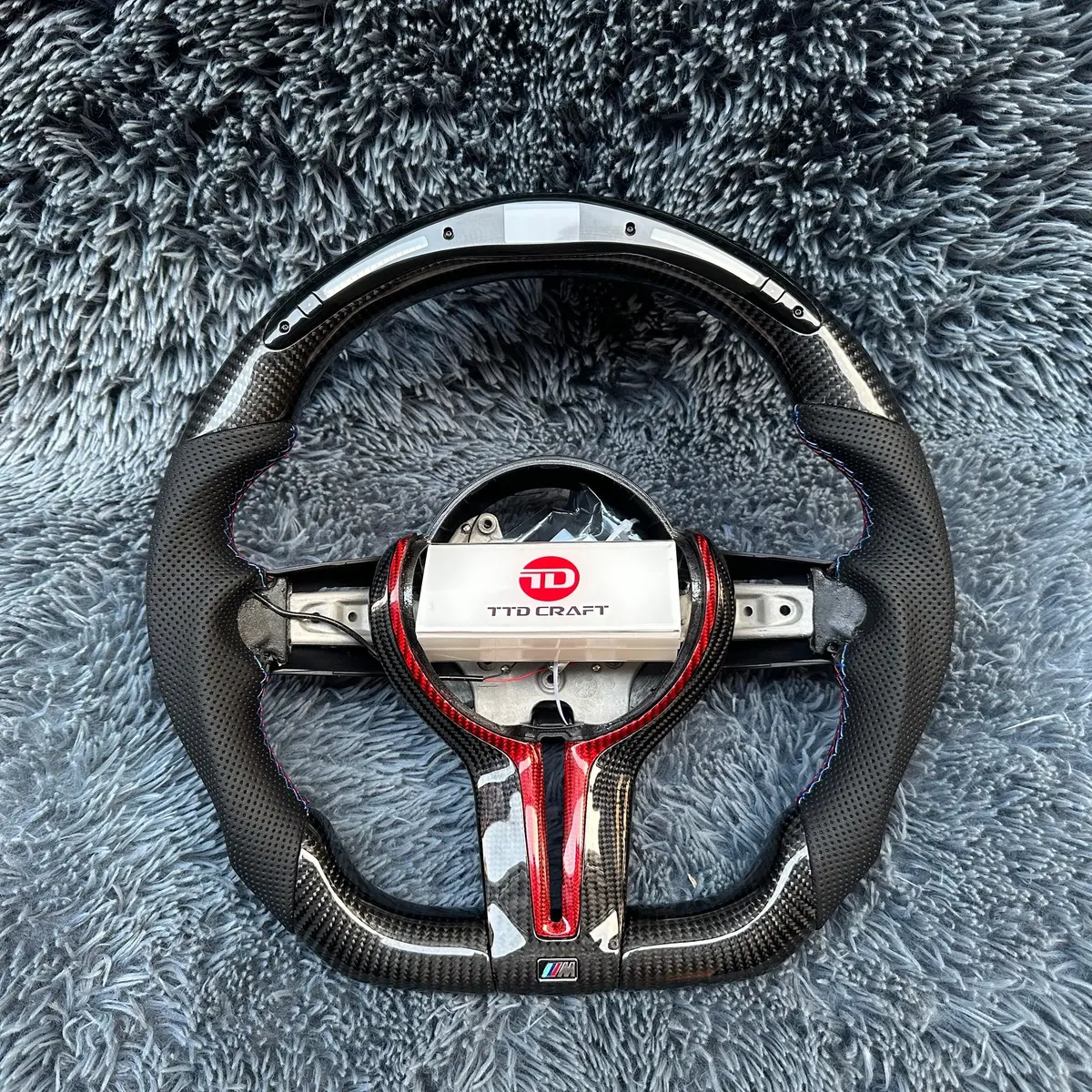 Ttd Craft Bmw M5 M6 F10 F06 F12 F01 F02 F03 F04 Carbon Fiber Steering Wheel 1