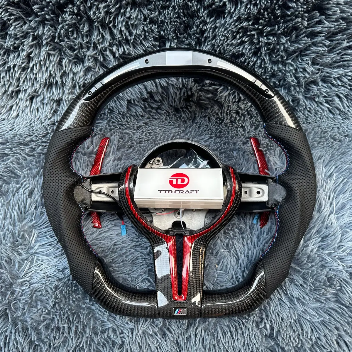 Ttd Craft Bmw M5 M6 F10 F06 F12 F01 F02 F03 F04 Carbon Fiber Steering Wheel 1