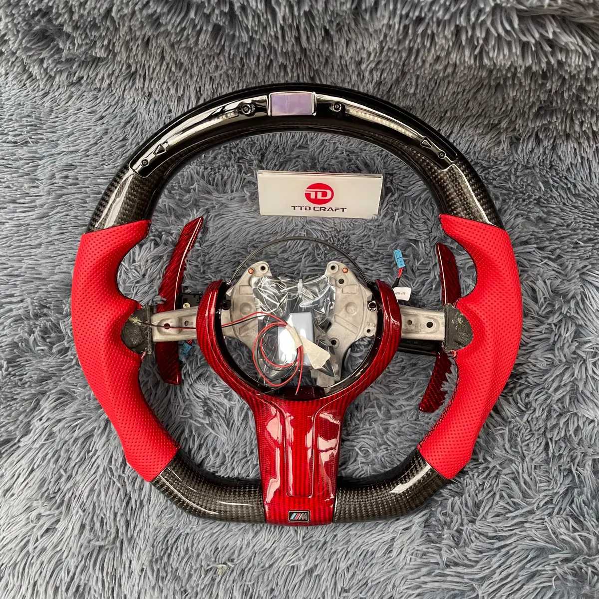 Ttd Craft Bmw M2 M3 M4 F40 F30 F32 F87 F80 F82 Carbon Fiber Steering Wheel With Led 1