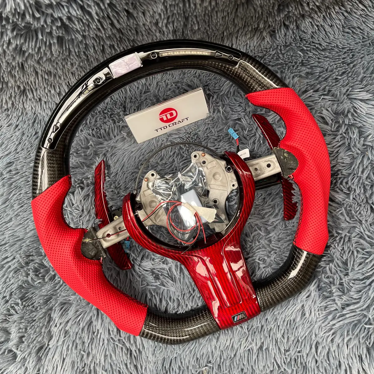 Ttd Craft Bmw M2 M3 M4 F40 F30 F32 F87 F80 F82 Carbon Fiber Steering Wheel With Led 2