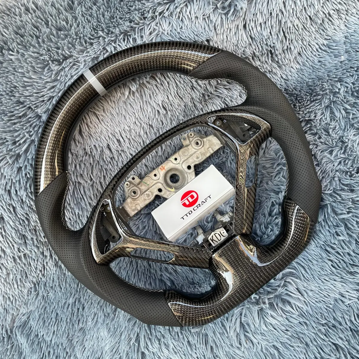 Ttd Craft Infiniti 2008-2010 Ex35 Carbon Fiber Steering Wheel 2