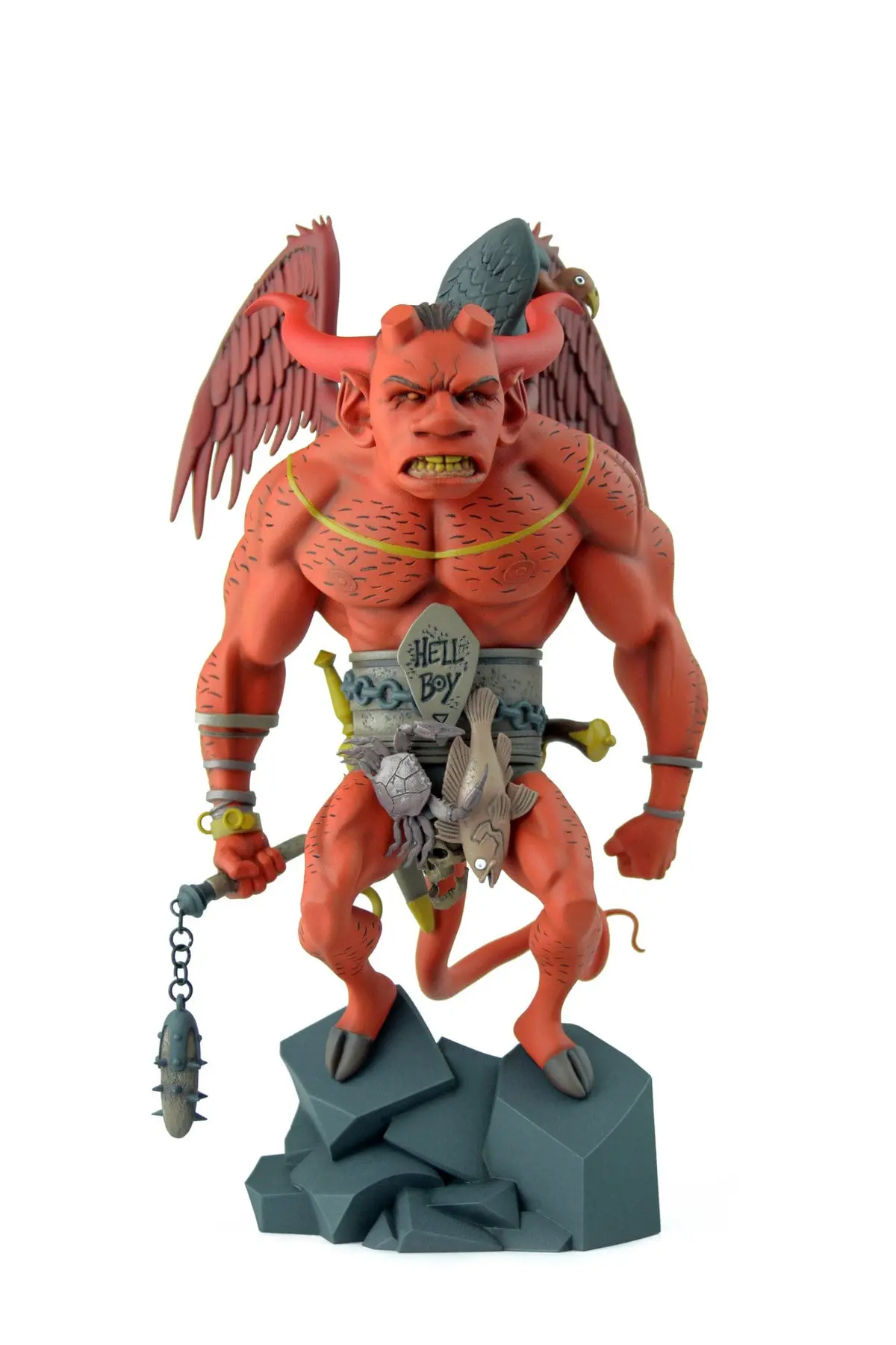 The First Hellboy Statue (Red Version) 1