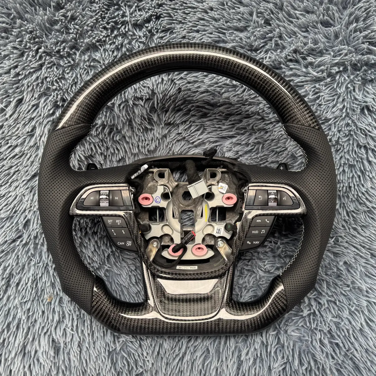 Ttd Craft Lincoln Navigator 2018-2024 Carbon Fiber Steering Wheel 1