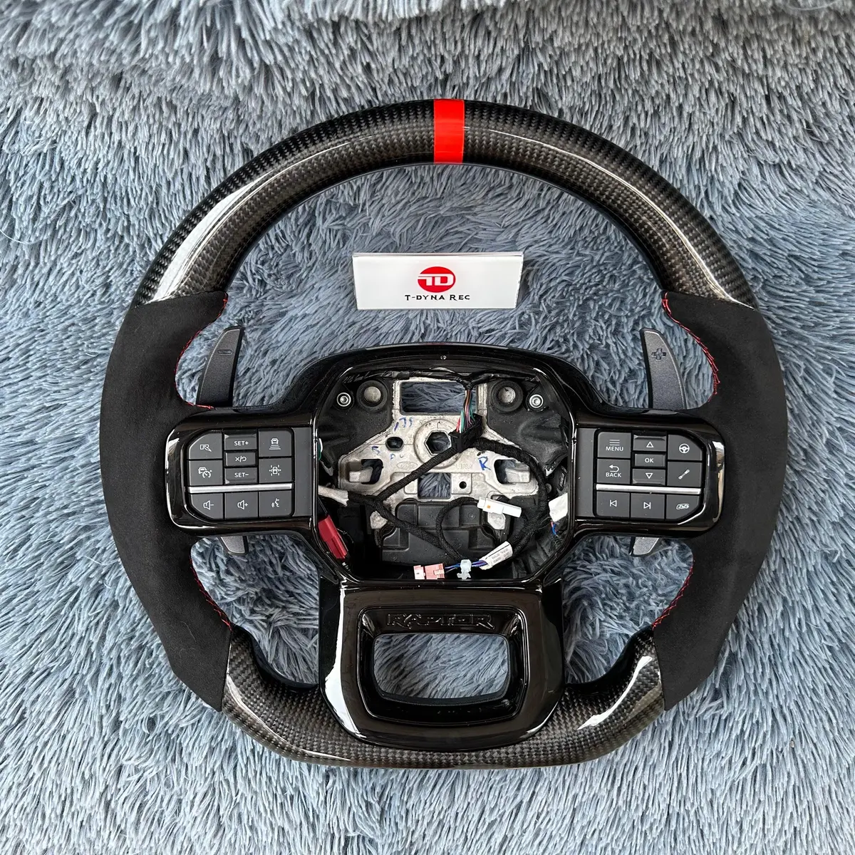 Ttd Craft Ford 2021-2026 F150 / Raptor Carbon Fiber Steering Wheel 1