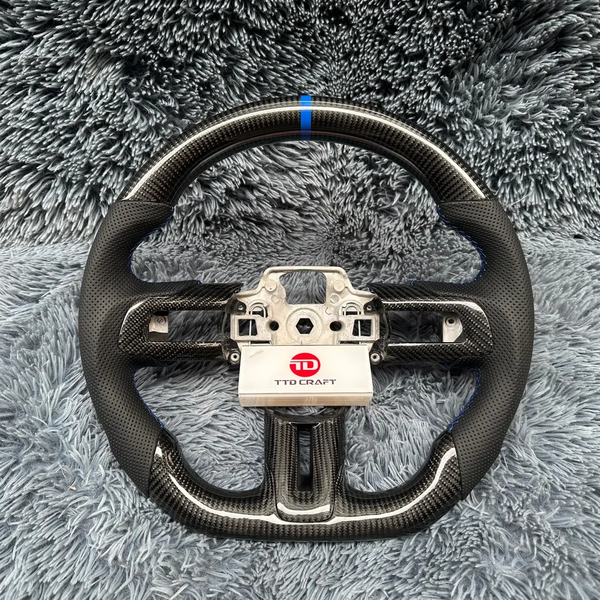 Ttd Craft Ford 2018-2023 Mustang Carbon Fiber Steering Wheel 1