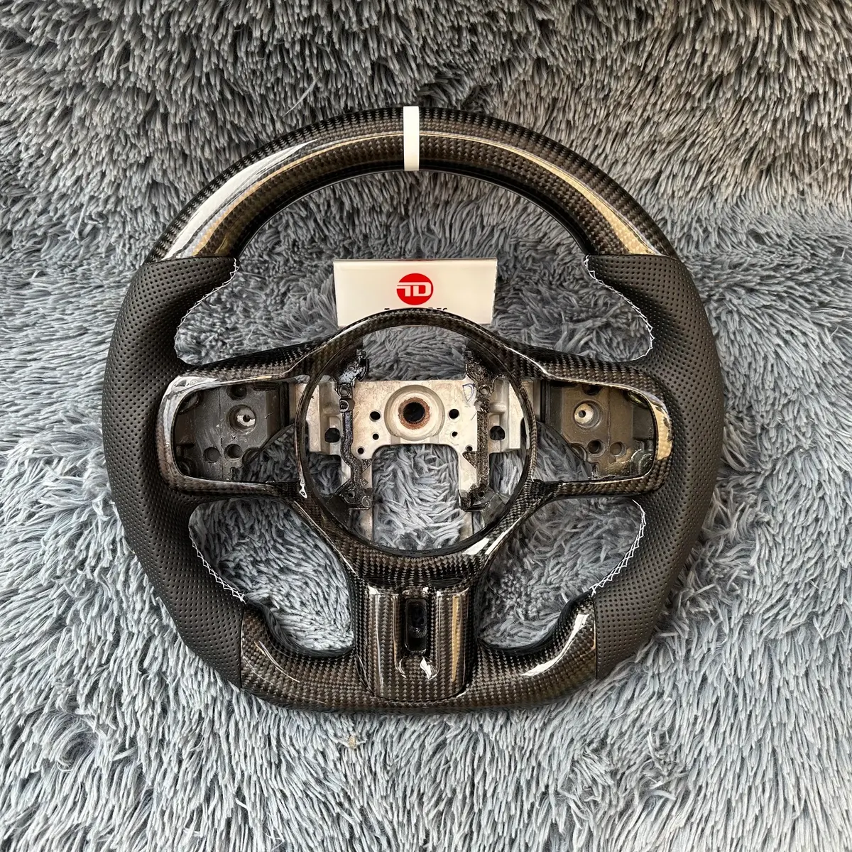 Ttd Craft Mitsubishi Evolution 2008-2015 Evo X/Lancer Carbon Fiber Steering Wheel 1