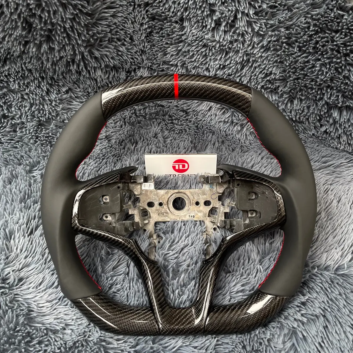 Ttd Craft 2017+ 2Nd Gen 17-22 Acura Nsx Carbon Fiber Steering Wheel 1