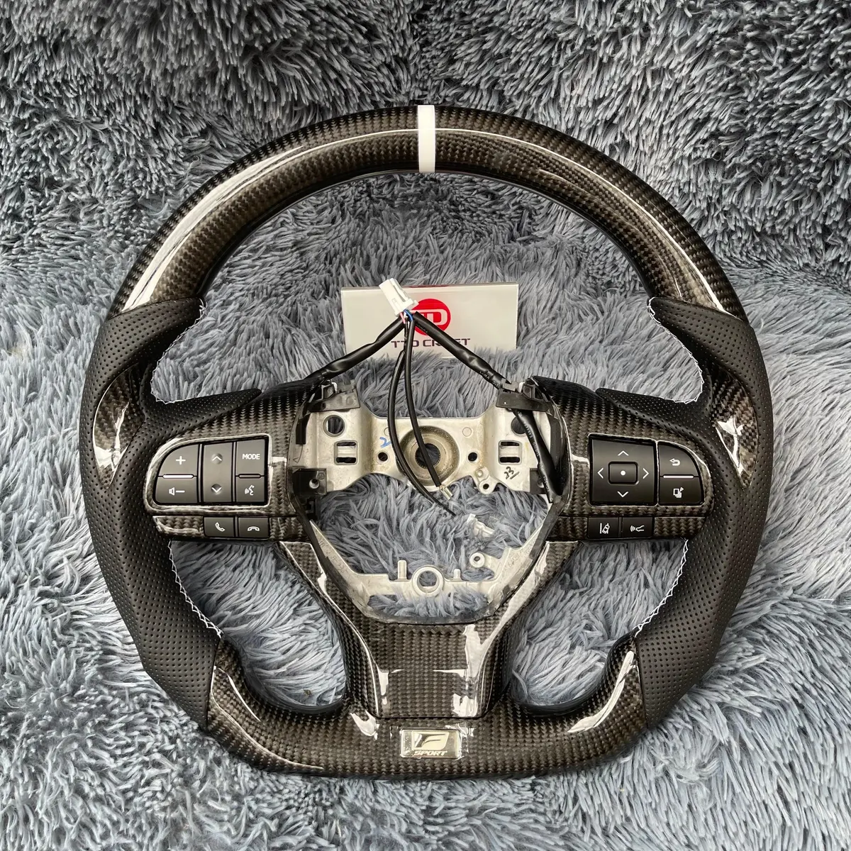 Ttd Craft Lexus 2016-2022 Rx350 450H / Es350 Es300/ Gs350 Gs450 / Lx570 / Gx460 / Gs300 Gs200t Carbon Fiber Steering Wheel 1