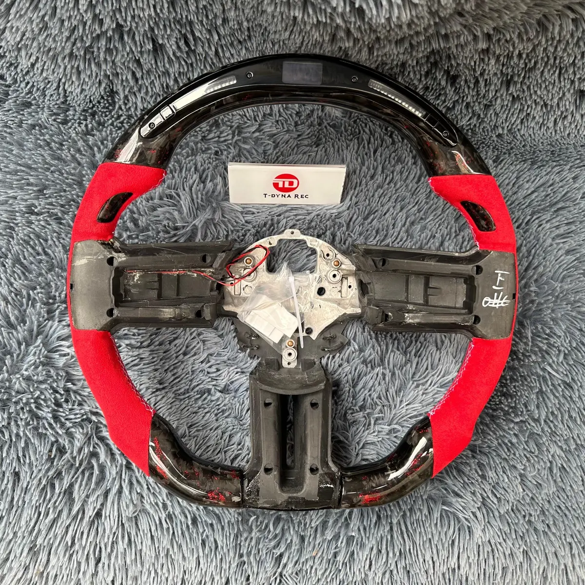 Ttd Craft Ford 2010-2014 Mustang Gt Shelby Gt500 Carbon Fiber Steering Wheel 1