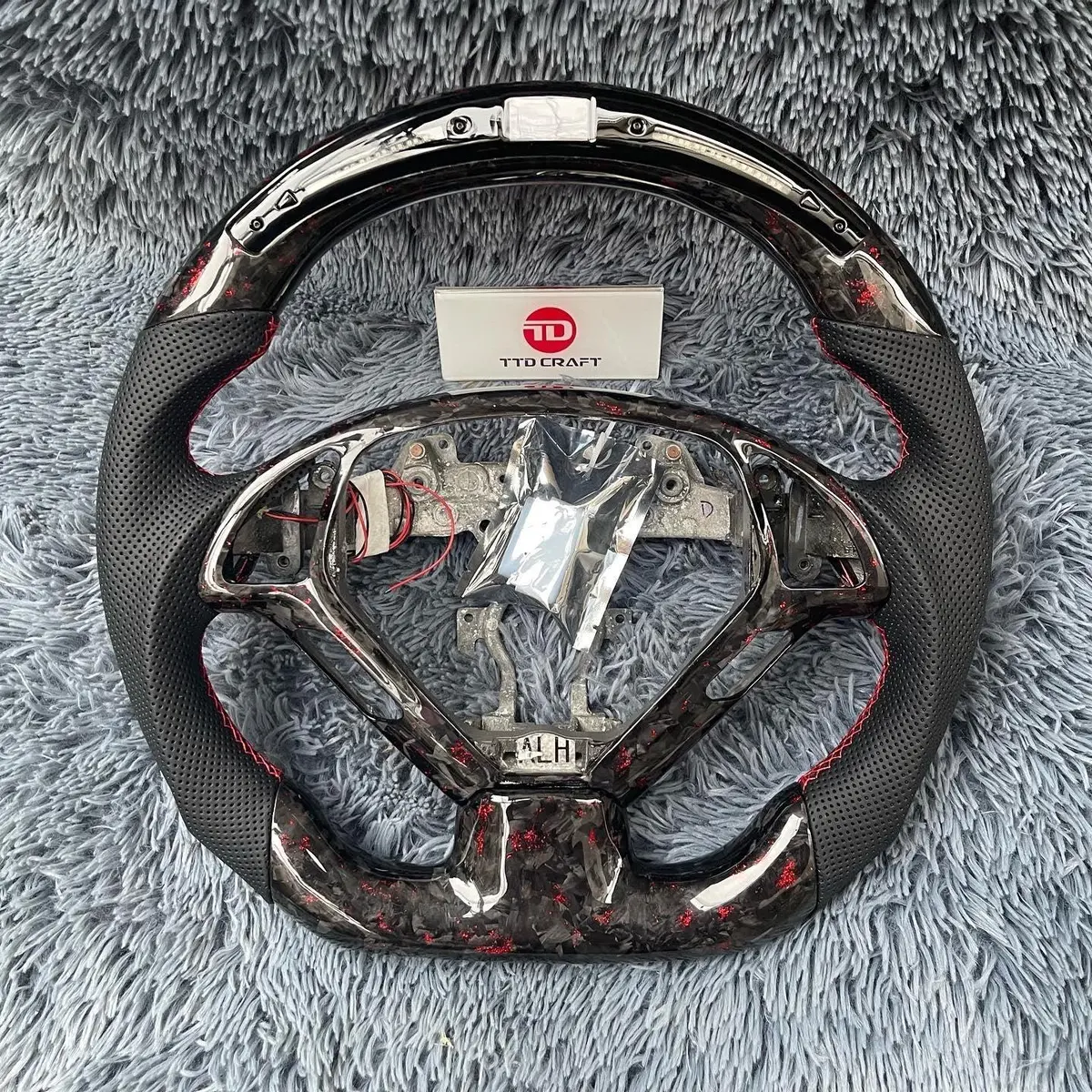 Ttd Craft Infiniti 2007-2015 G37 Carbon Fiber Steering Wheel With Led 1