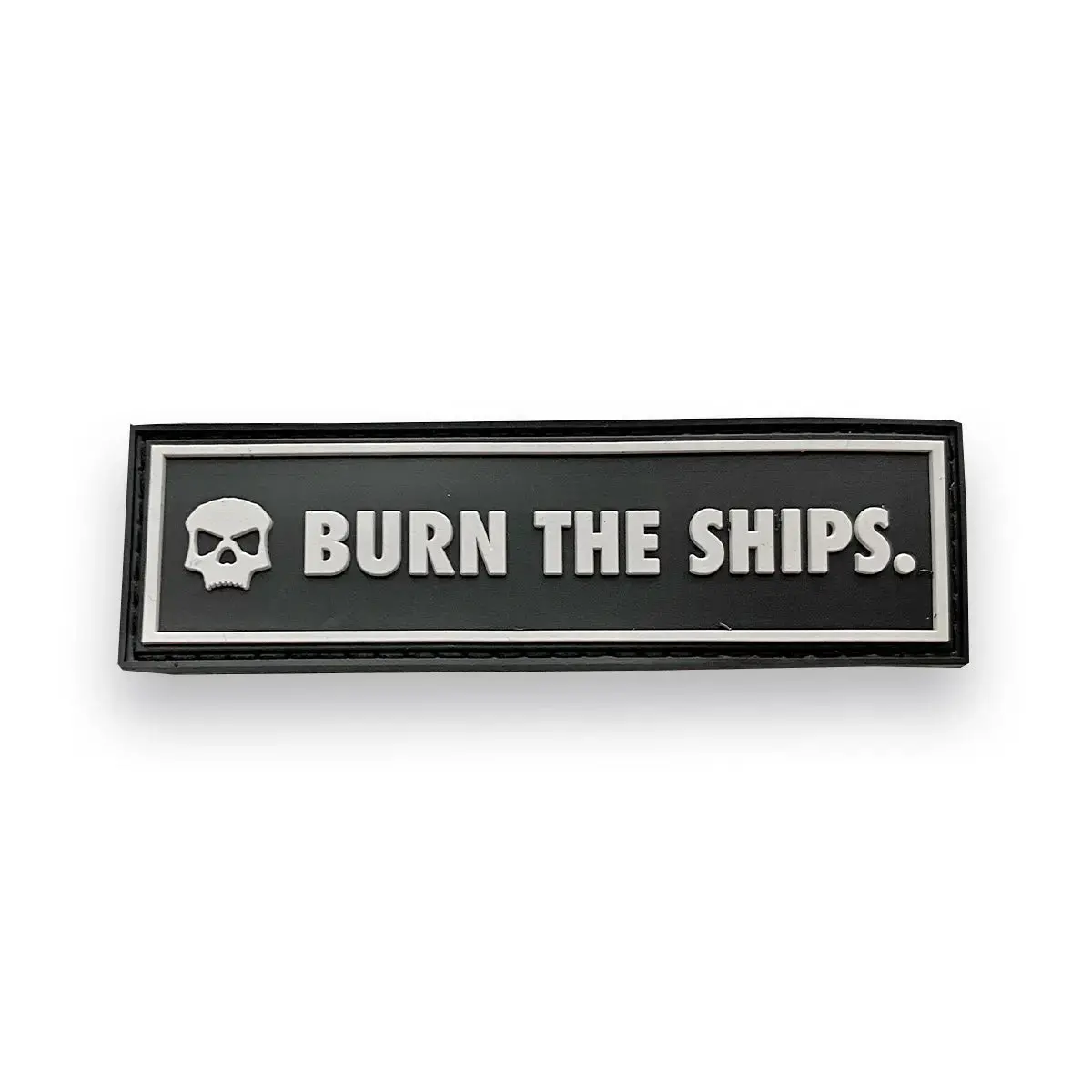Burn The Ships Mid Patch - Black White 1