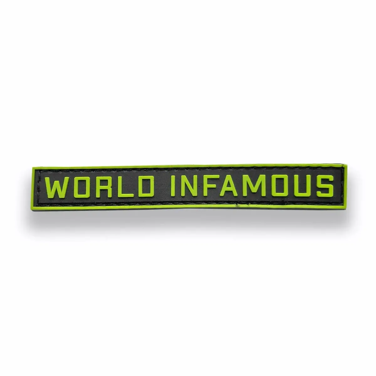 World Infamous Rectangle Paintball Patch (3.7X.5) 1