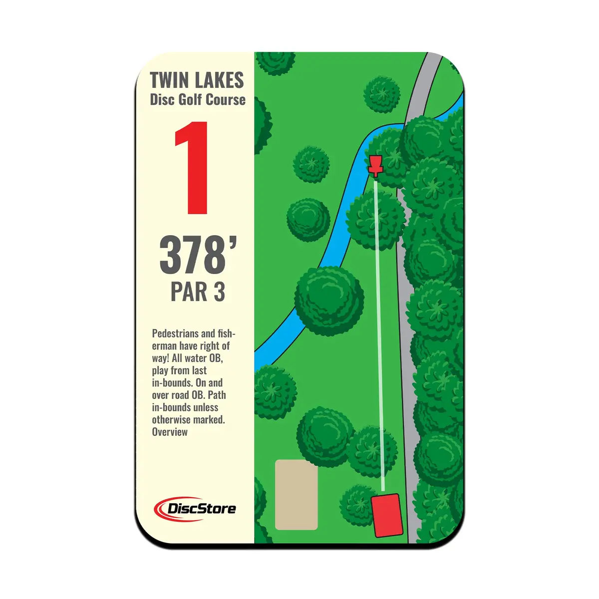 Disc Golf Advanced Course Signage 1