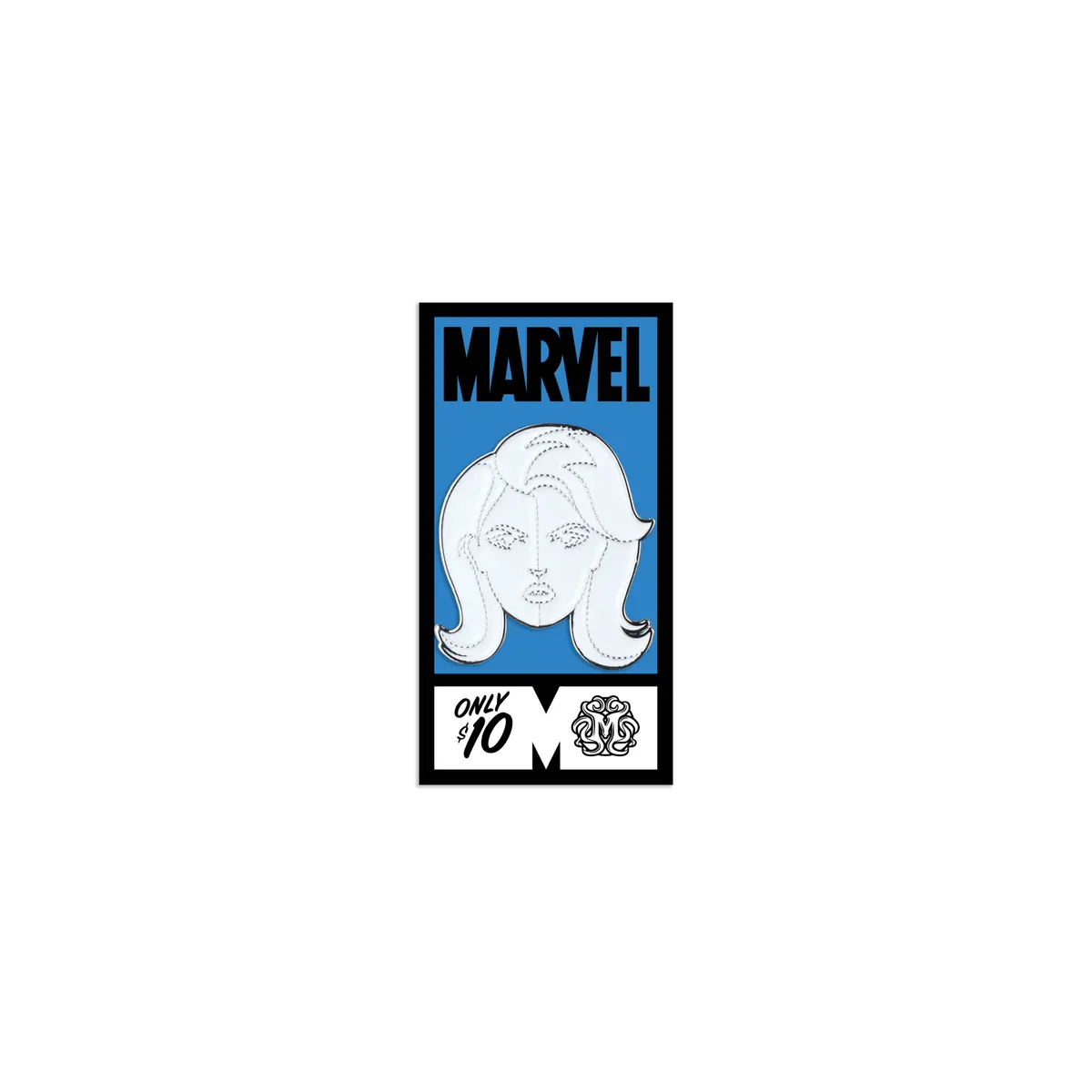 Invisible Woman Enamel Pin 1