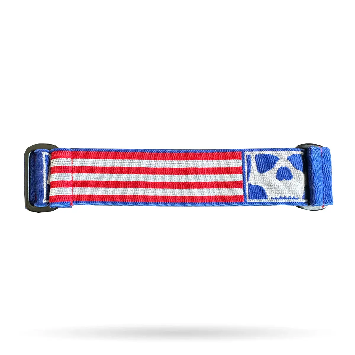 Goggle Strap – Skull & Stripes 1