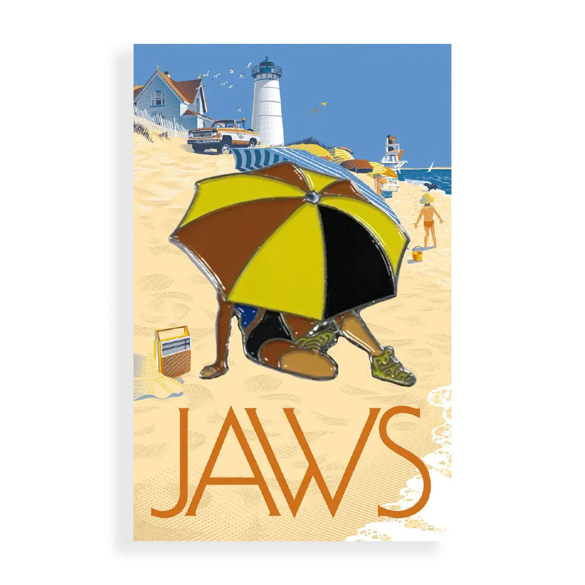 Jaws Enamel Pin 1