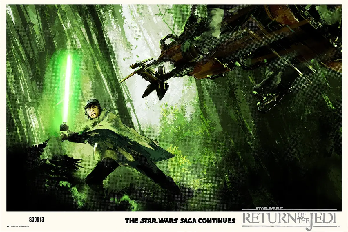 "I Am A Jedi Like My Father Before Me” Variant Poster 1
