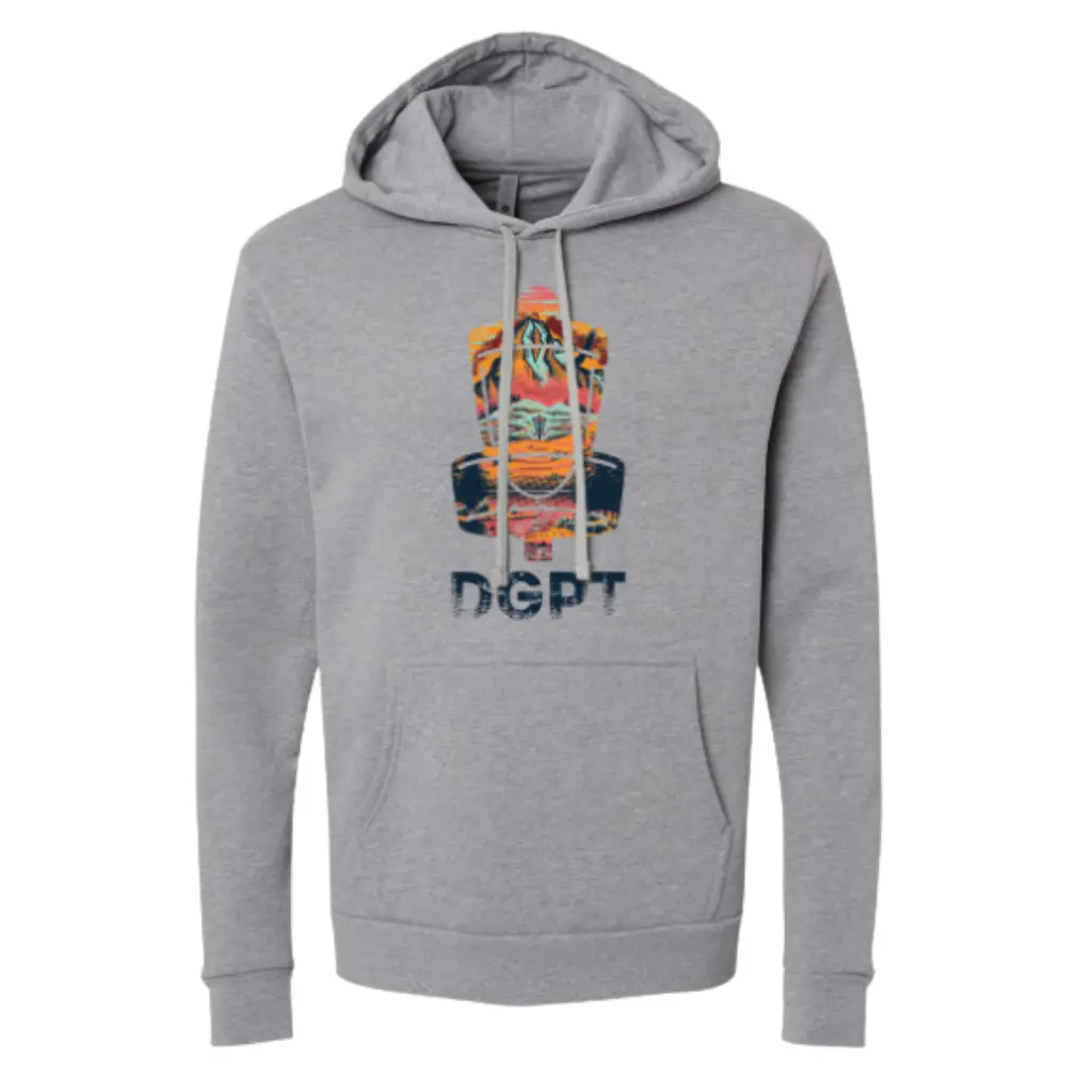 Dgpt Basket - Heathered Fleece Hoodie - Heather Gray 1