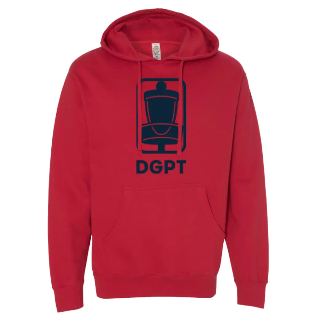 Dgpt Shield - Midweight Hoodie - Cardinal 1