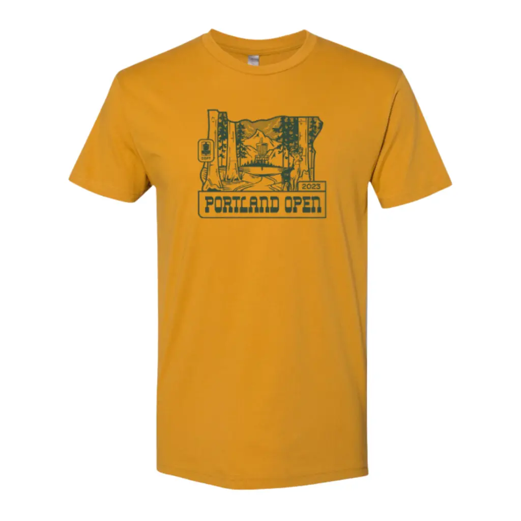 2023 Portland Open Shirt - Antique Gold 1