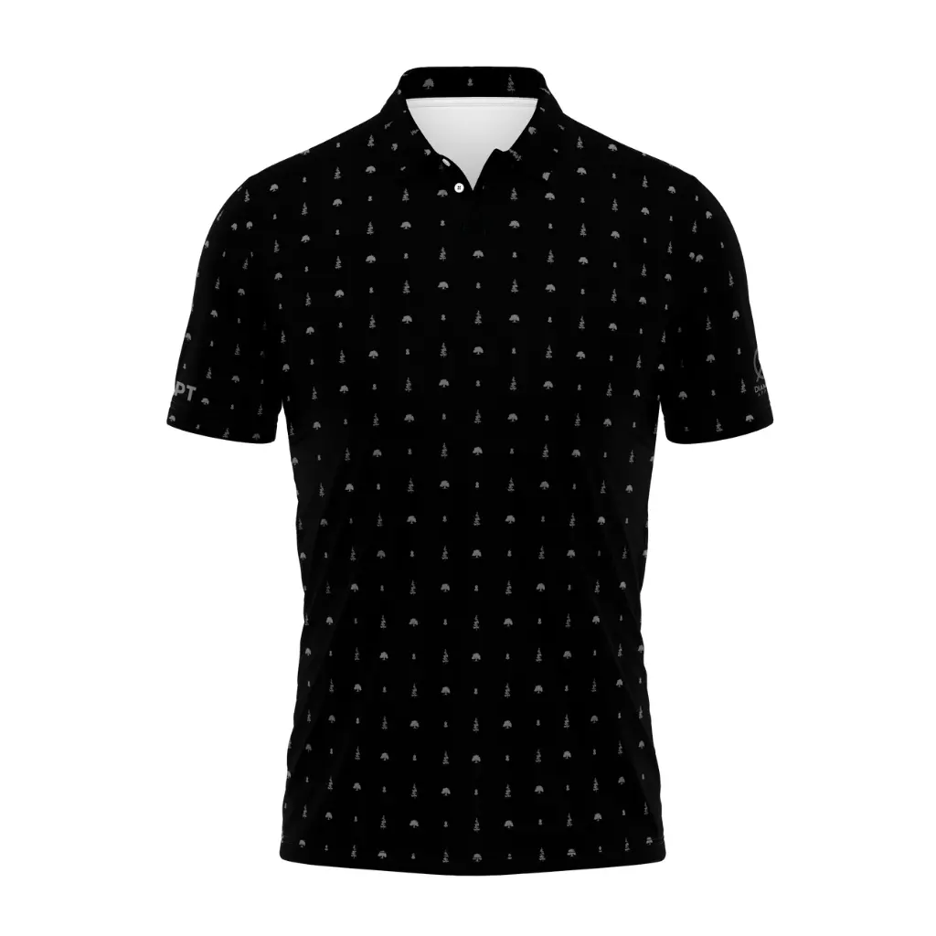 Diameter - Dgpt Trees Polo - Black 1