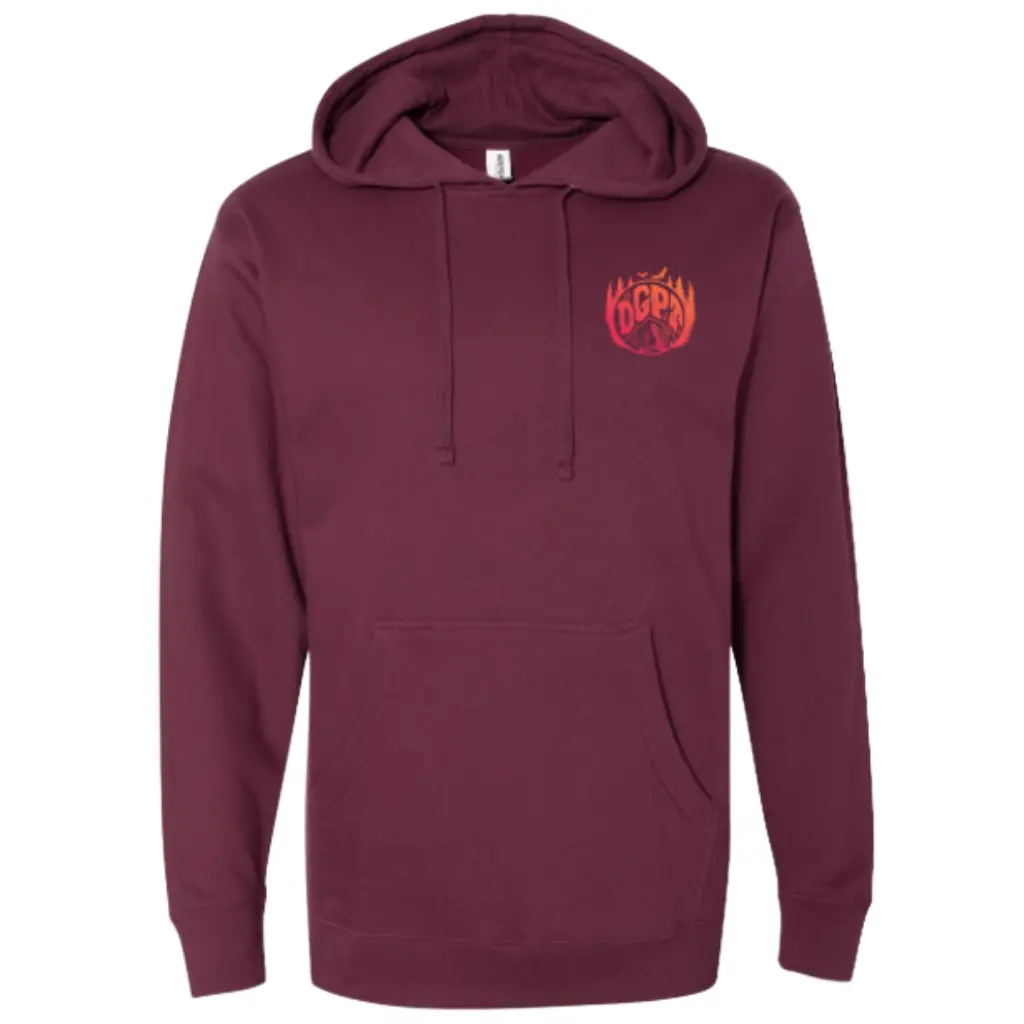 Dgpt Nationally Parked - Midweight Hoodie - Maroon 1
