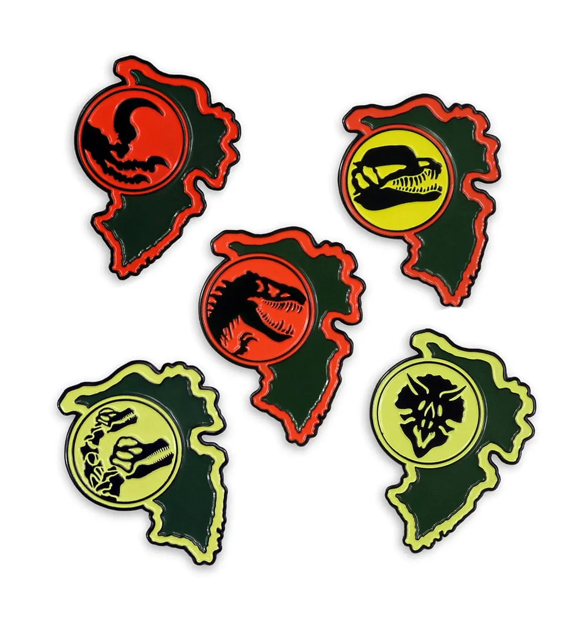 Jurassic Park Paddock Sign Pin Series 1