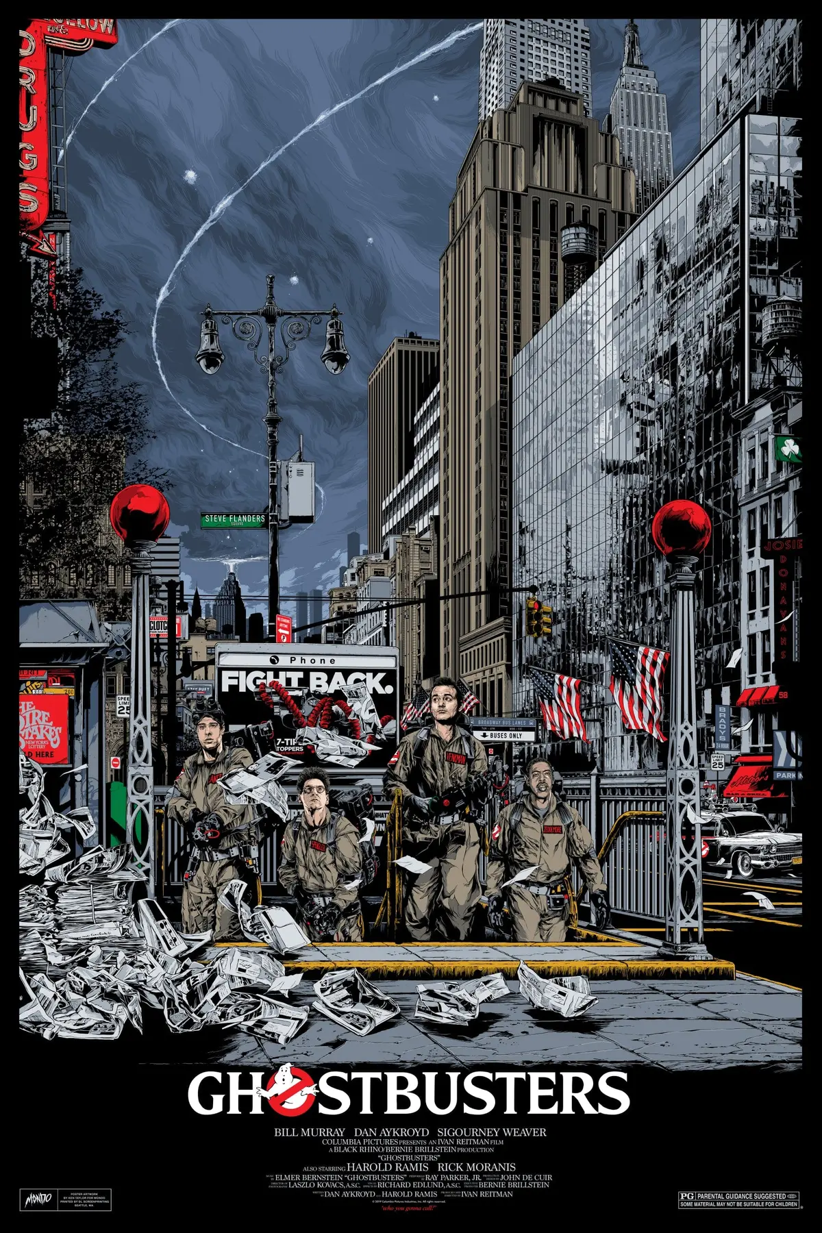 Ghostbusters Poster By Ken Taylor 1